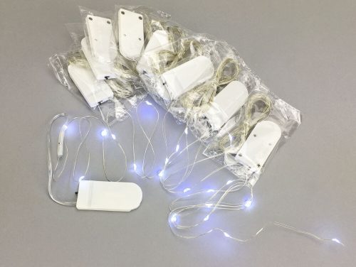 LED-String 2 Meter – Kaltlicht 10 Stück/Karton – GÜNSTIGER PREIS!