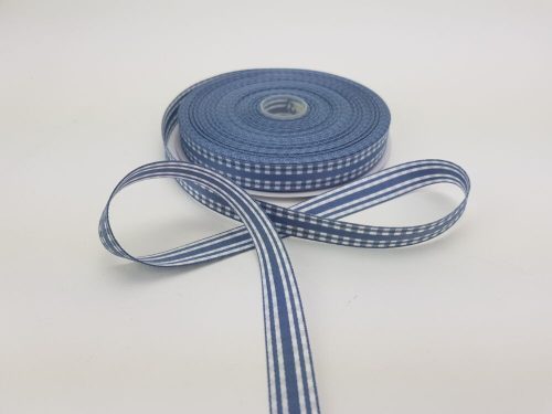 Double-sided tape 1.5 cm steel blue