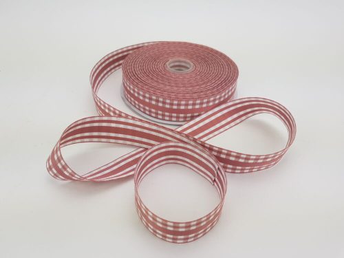 Double-sided tape 2.5 cm salmon