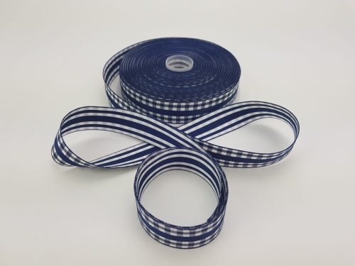 Double-sided tape 2.5 cm navy blue