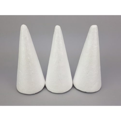 Polystyrene cone 14.5cm 3pcs/cs