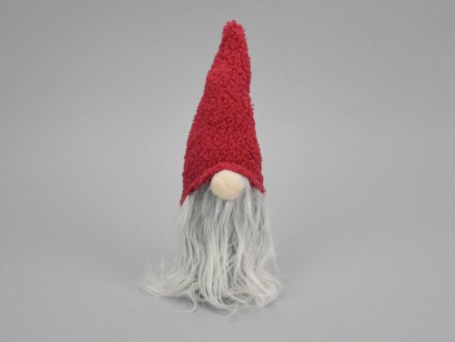 Elf cu o pălărie pufoasă este roșu