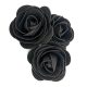 8-10 cm black ruffled rose