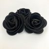 8-10 cm black ruffled rose
