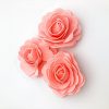 Róża z pianki dziurkowanej o średnicy 8 cm