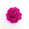 Trandafir de spumă roz închis cu volană de 8 cm
