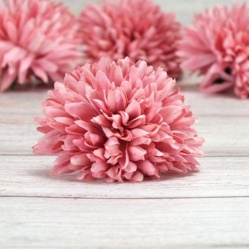 Chrysanthemenkopf - rosa 4St./Karton