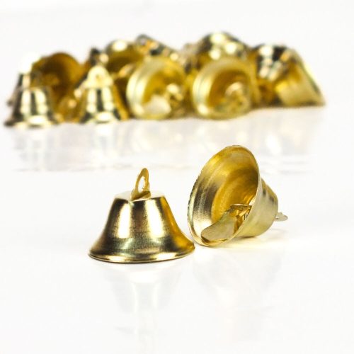Metallglocke Gold 2,5cm 30Stk