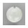 Weißer, dekorierbarer Kunststoffball, 10 cm, 6 Stück/Trommel