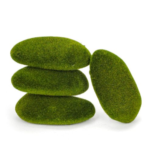 Decorative moss stones 4pcs/cs