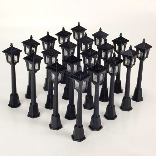 Kerzenleuchter aus Kunststoff, schwarz, 20 Stück/Karton