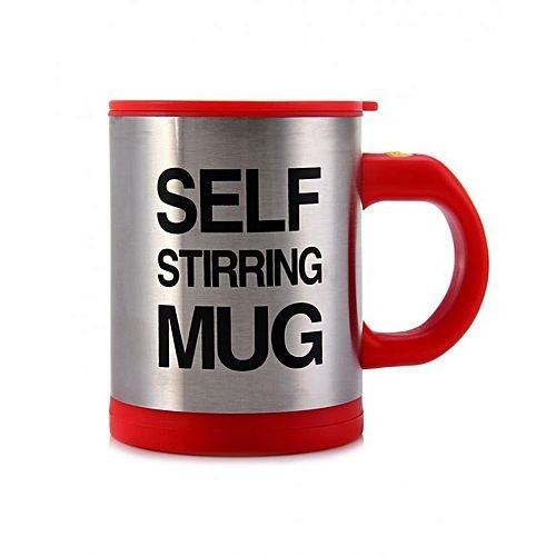 Mug, self-stirring mug, coffee mug Red