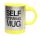 Mug, self-stirring mug, coffee mug Lemon yellow