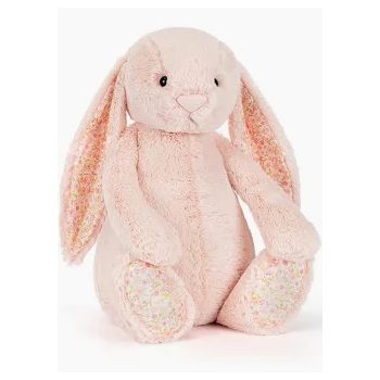 Plüss nyuszi, rózsaszín, 35cm