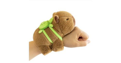 Capybara plüss, csuklóra tehető, barna, Capibara, Kapibara, vizidisznó
