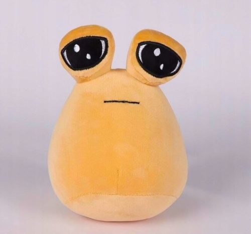 Pou plüss, barna, 22cm