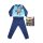 Long thin cotton children's pajamas - Avengers - with Iron Man pattern - Jersey - dark blue - 98