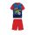 Summer short-sleeved children's cotton pajamas - Avengers - red - 140