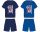 Avengers cotton summer ensemble - T-shirt-shorts set - medium blue - 128