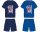 Avengers cotton summer ensemble - T-shirt-shorts set - dark blue - 116