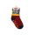 Anti-slip children's ankle socks - Avengers - plush - yellow-red - 23-26