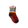 Non-slip children's ankle socks - Avengers - plush - yellow-red - 31-34