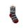 Non-slip children's ankle socks - Avengers - thermal plush - gray-red - 23-26