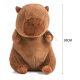 Capibara plüss, barna, 30 cm, capybara plüss, kapibara, vizidisznó