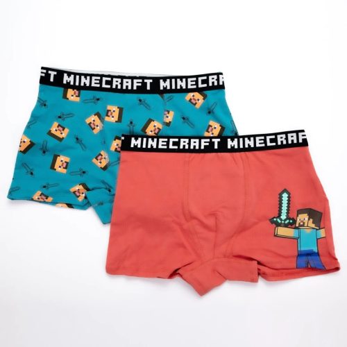 Minecraft gyerek boxeralsó 2 darab/csomag 10 év