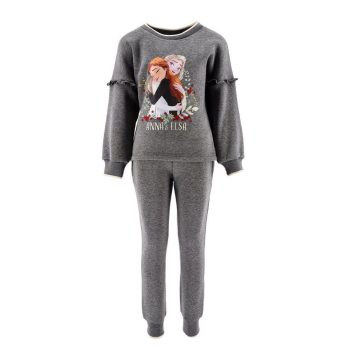 Disney Jégvarázs Fondness Grey gyerek flitteres melegítő, jogging szett 5 év / 110 cm   Disney Jégvarázs Fondness Grey gyerek flitteres melegítő, jogging szett 5 év / 110 cm