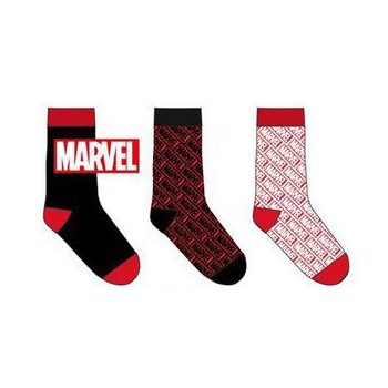 Marvel Black férfi zokni 39/42