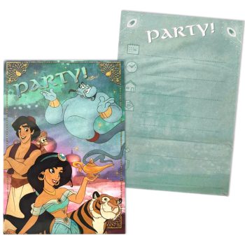 Disney Aladdin Party Meghívó Disney Aladdin Party Meghívó