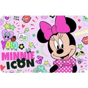Disney Minnie She is iconic tányéralátét 43x28 cm Disney Minnie She is iconic tányéralátét 43x28 cm