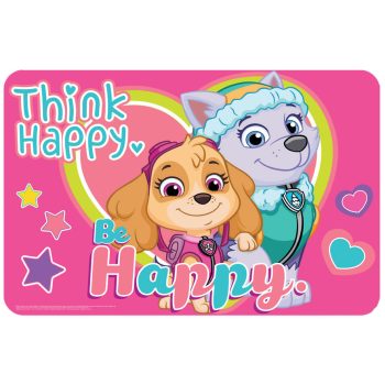 Mancs Őrjárat Think Happy tányéralátét 43x28 cm Mancs Őrjárat Think Happy tányéralátét 43x28 cm