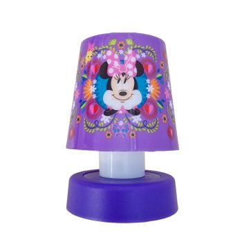 Disney Minnie Purple mini asztali lámpa 11 cm Disney Minnie Purple mini asztali lámpa 11 cm
