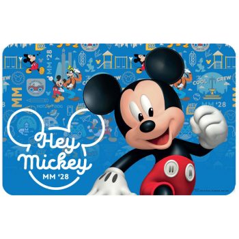 Disney Mickey Hey tányéralátét 43x28 cm Disney Mickey Hey tányéralátét 43x28 cm
