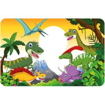 Dinoszaurusz World tányéralátét 43x28 cm Dinoszaurusz World tányéralátét 43x28 cm