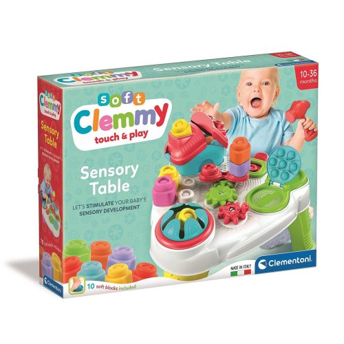 Színes Clemmy készségfejlesztő interaktív asztal Clementoni