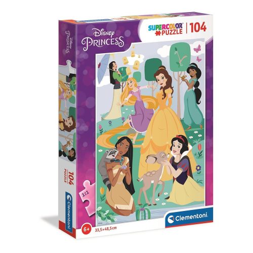 Disney Hercegnők Animals 104 db-os puzzle Clementoni