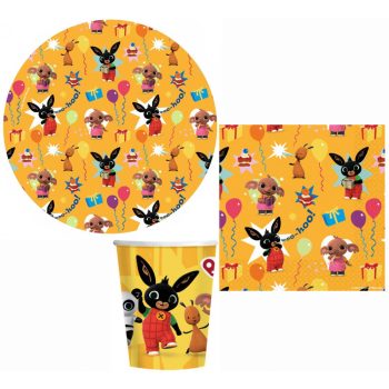 Bing Yellow party szett 32 db-os 18 cm-es tányérral Bing Yellow party szett 32 db-os 18 cm-es tányérral