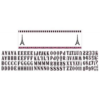 A Day In Paris Eiffel óriás személyre szabható fali dekoráció 165 cm   A Day In Paris Eiffel óriás személyre szabható fali dekoráció 165 cm