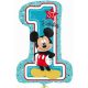 Disney Mickey Classic Első születésnap fólia lufi 71 cm