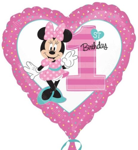 Disney Minnie Pink fólia lufi 43 cm