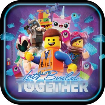 Lego kaland Movie papírtányér 8 db-os 23 cm Lego kaland Movie papírtányér 8 db-os 23 cm