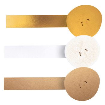 Esküvői Gold krepp papír 3 db-os Esküvői Gold krepp papír 3 db-os