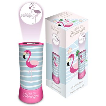 Flamingo Happy 2 az 1-ben kivetítő, lámpa, éjszakai fény   Flamingo Happy 2 az 1-ben kivetítő, lámpa, éjszakai fény