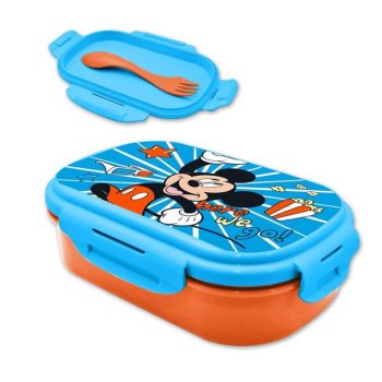 Disney Mickey Go szendvicsdoboz + evőeszköz szett Disney Mickey Go szendvicsdoboz + evőeszköz szett