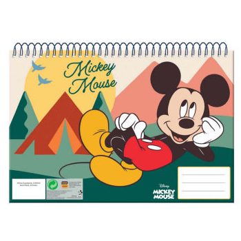 Disney Mickey Nature A/4 spirál vázlatfüzet, 30 lapos Disney Mickey Nature A/4 spirál vázlatfüzet, 30 lapos