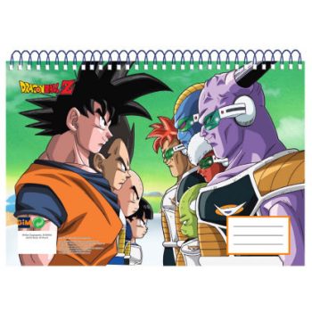 Dragon Ball Namek A/4 spirál vázlatfüzet, 30 lapos Dragon Ball Namek A/4 spirál vázlatfüzet, 30 lapos