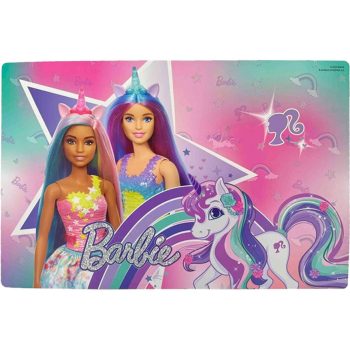 Barbie Unicorn tányéralátét 43x28 cm Barbie Unicorn tányéralátét 43x28 cm